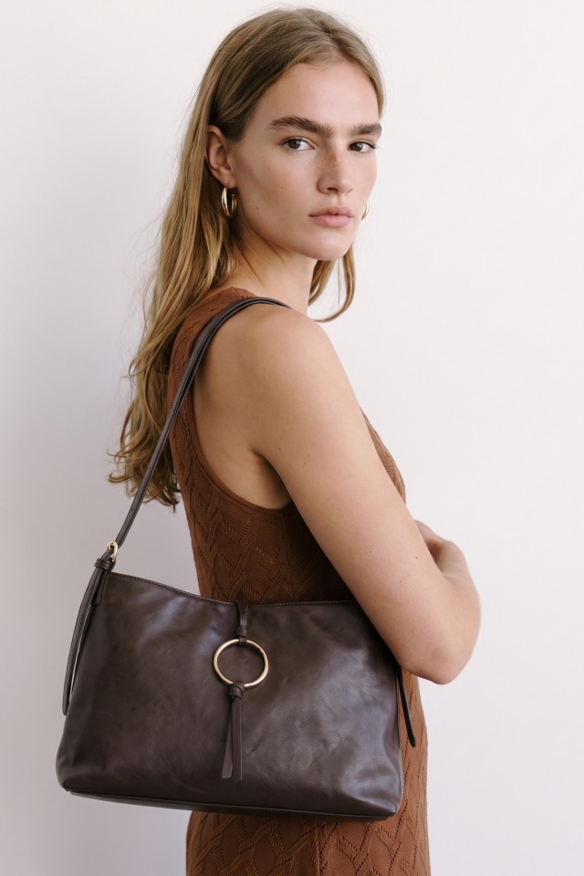 Brown Wide Minimal Wallet