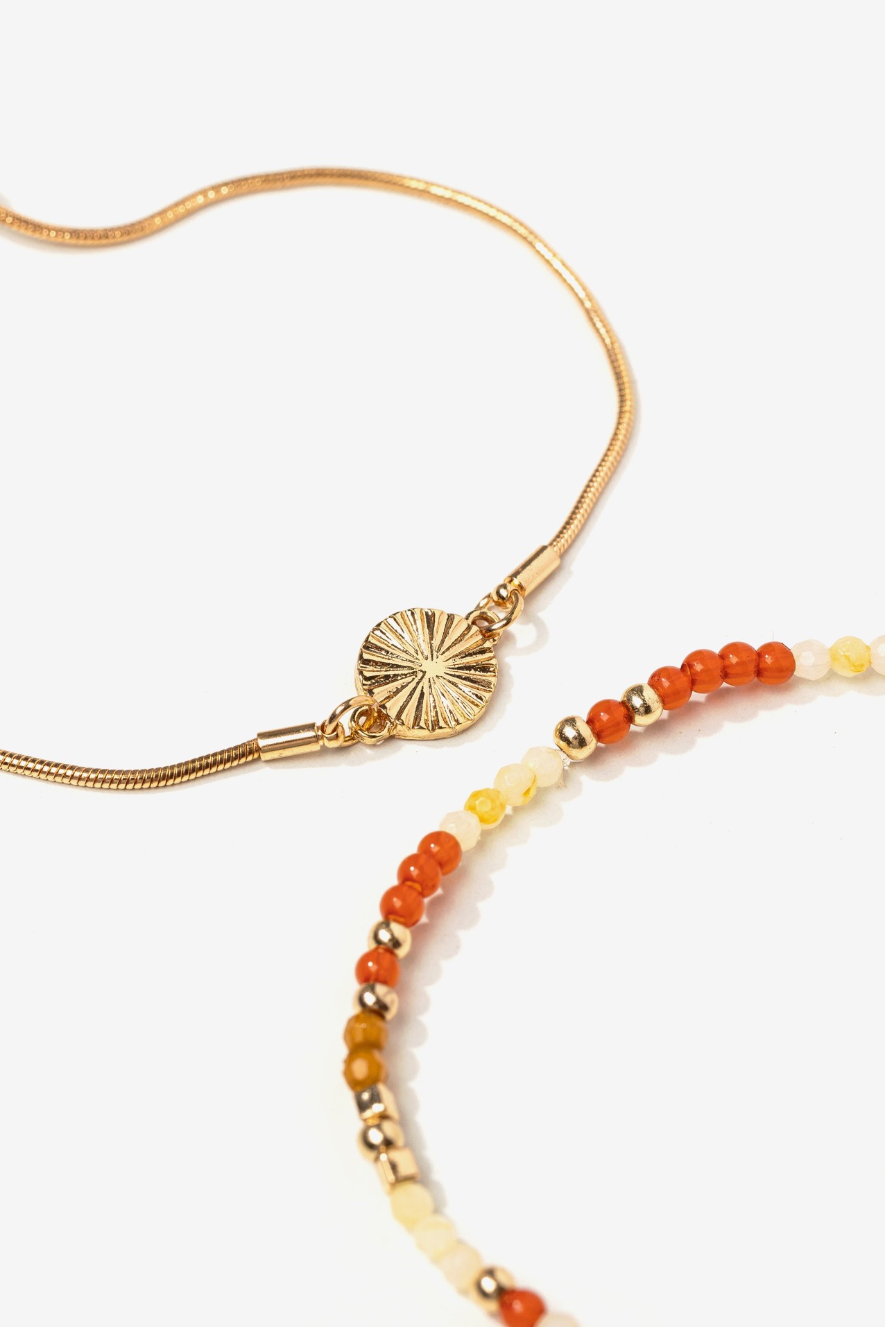 Gold Toned Bracelet Duo