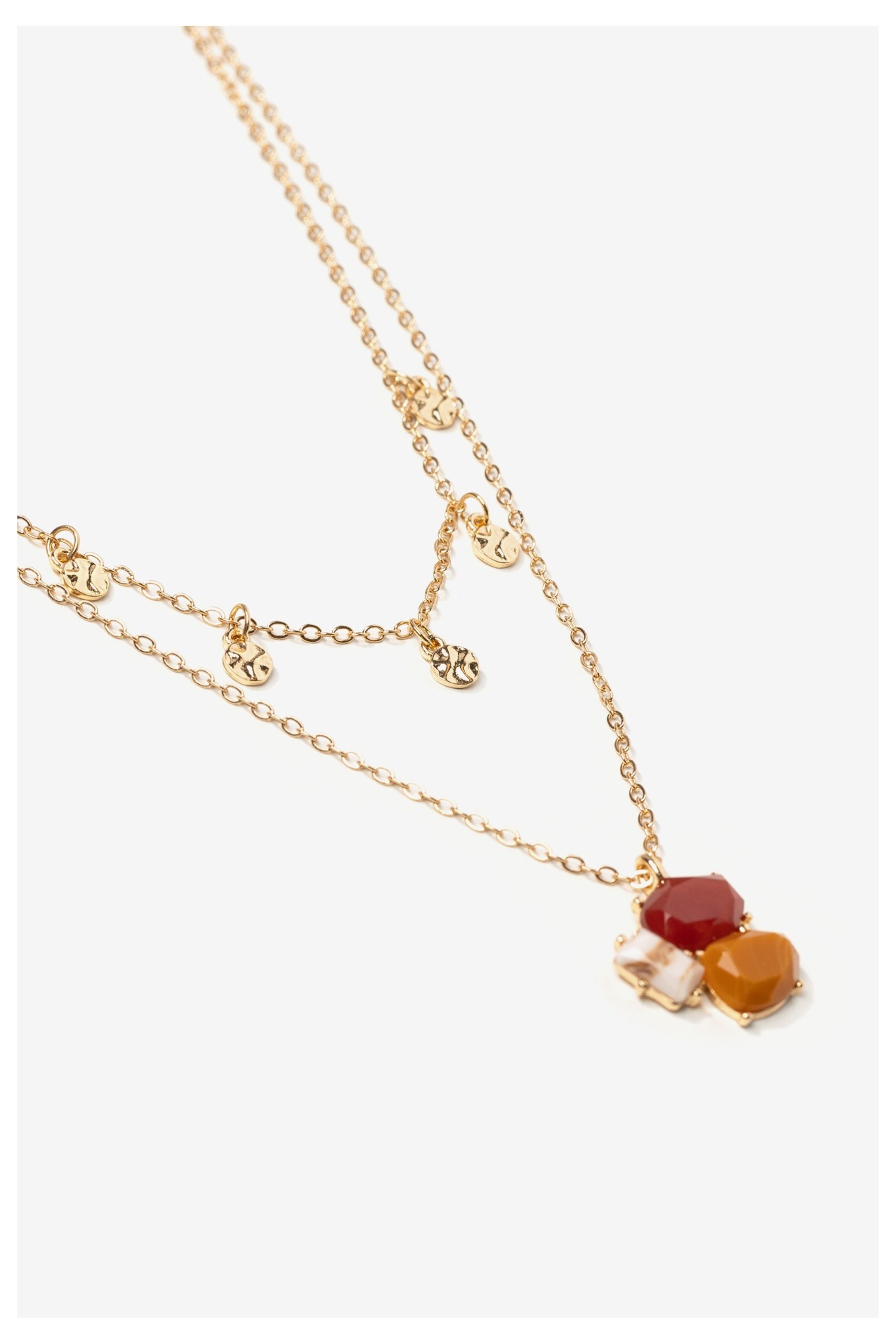Layered Golden Necklace Duo