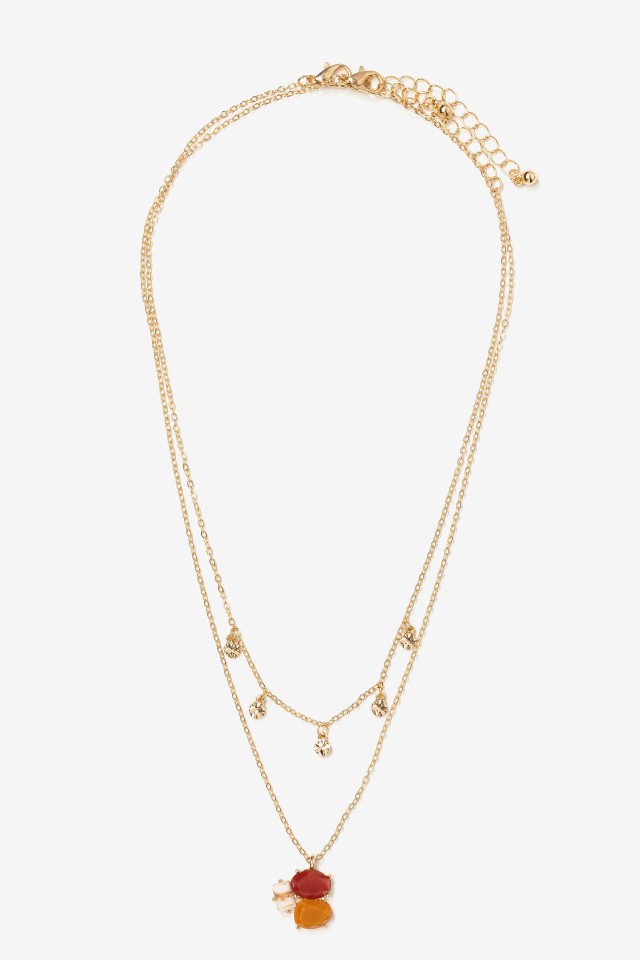 Layered Golden Necklace Duo