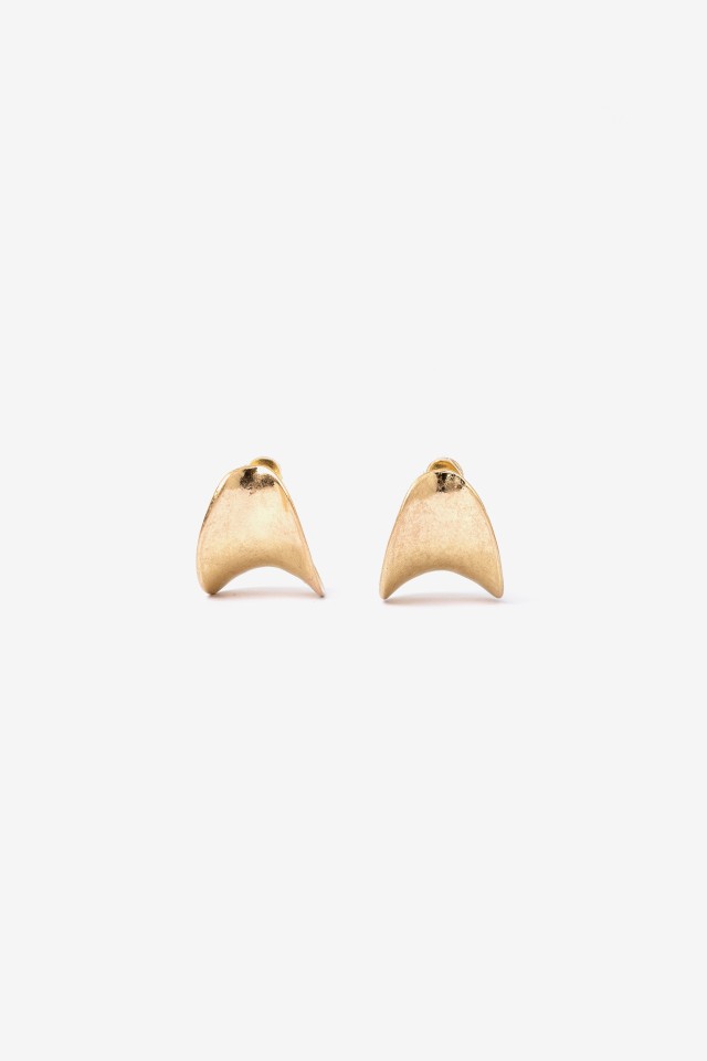 Curved Gold-Tone Earrings Curved Gold-Tone Earrings