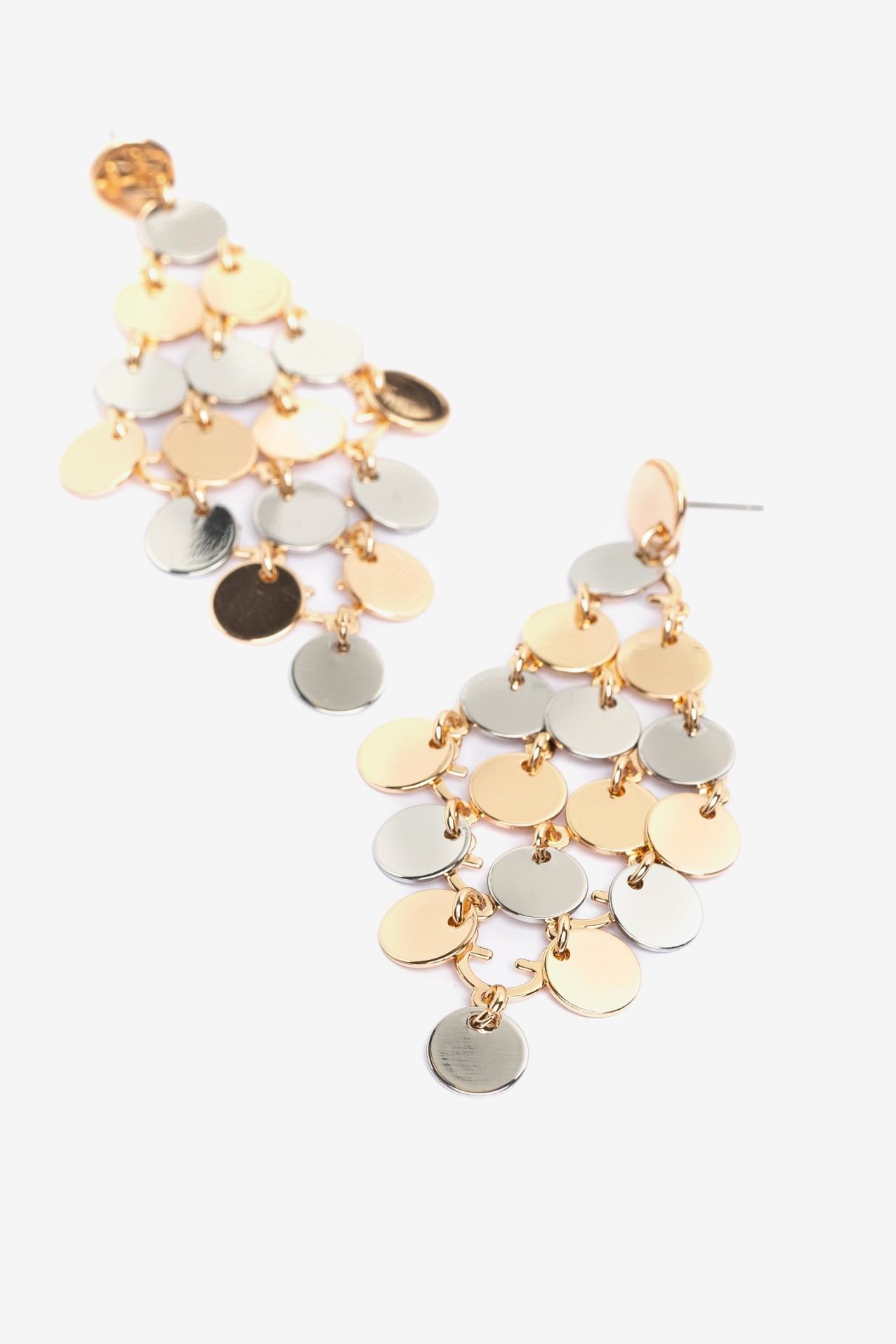 Gold Statement Dangle Earrings