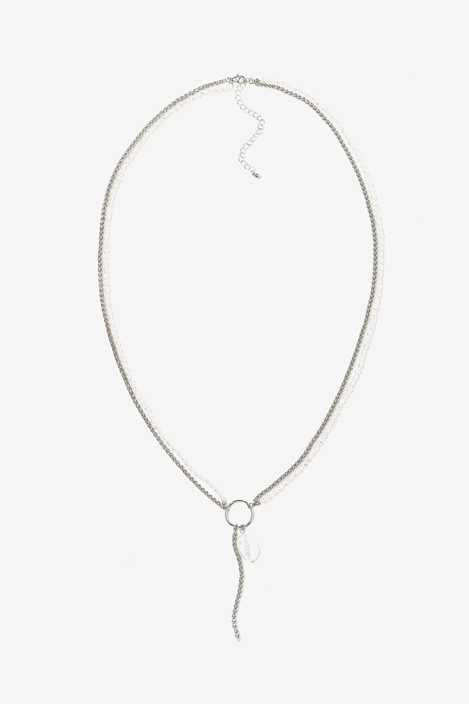 Silver Toned Layered Necklace