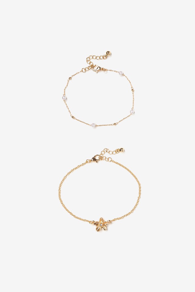 Gold Bracelet Set