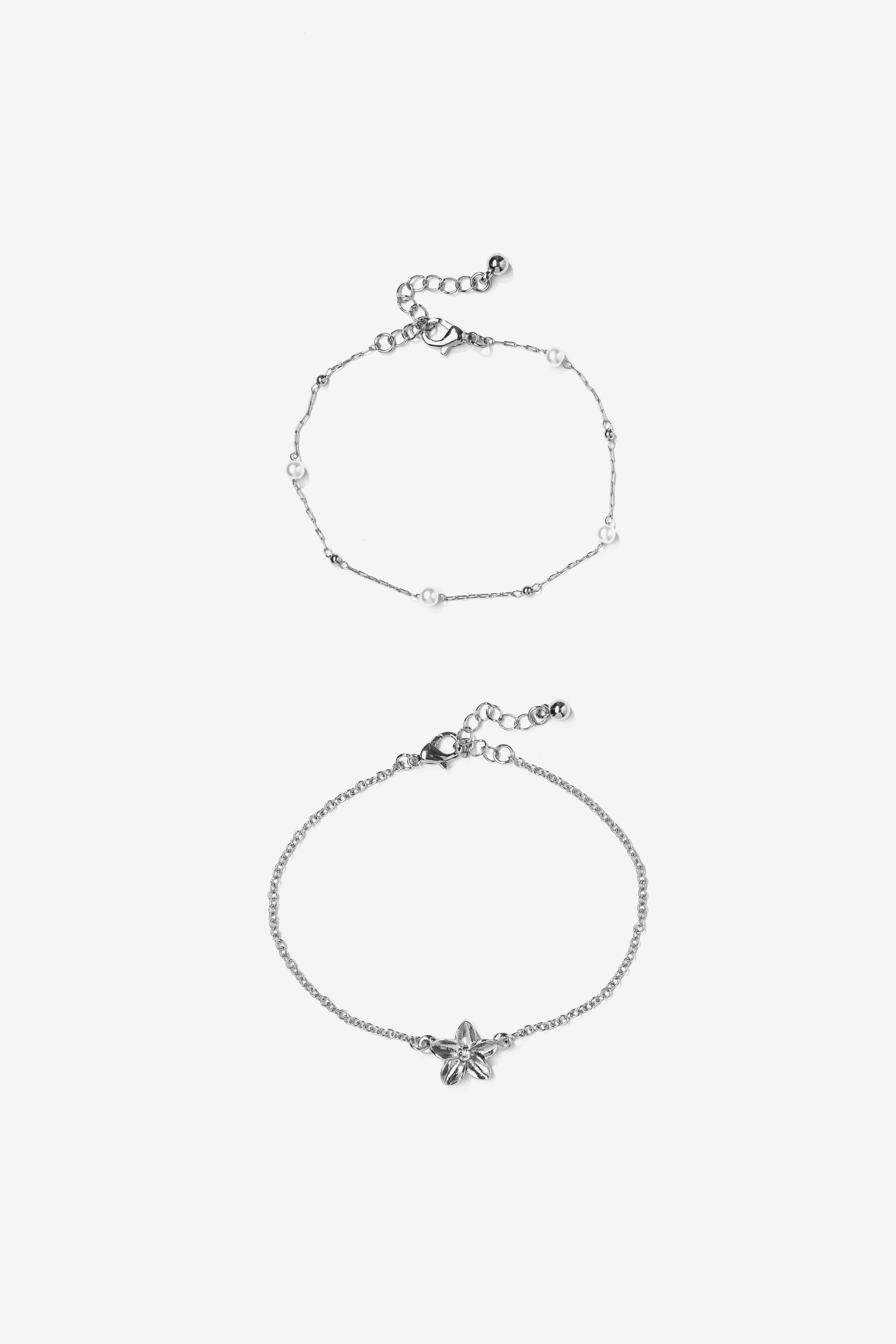 Silver Jewellery Bracelet Set