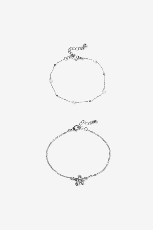 Silver Jewellery Bracelet Set
