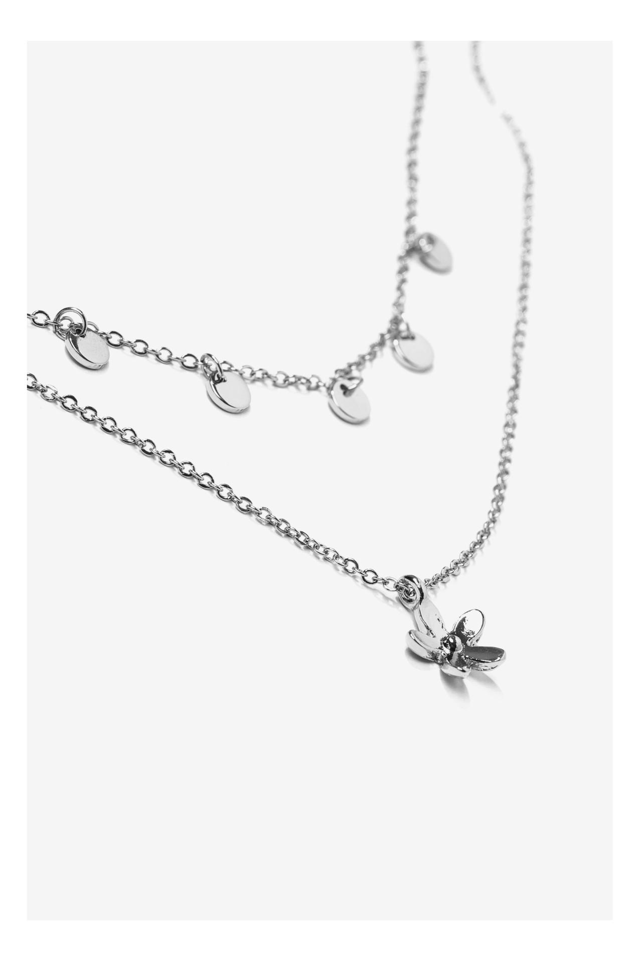 Layered Silver Necklace