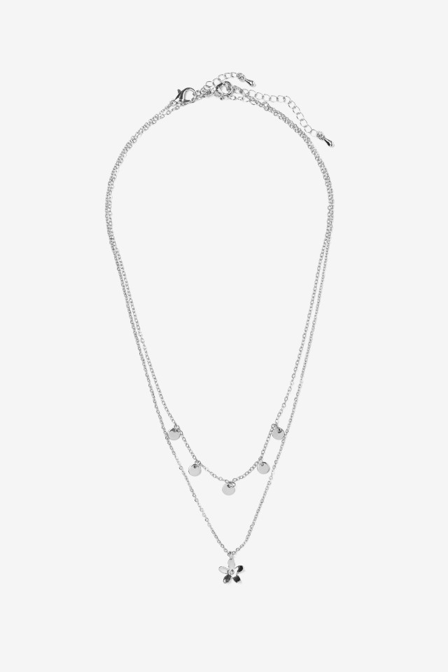 Layered Silver Necklace