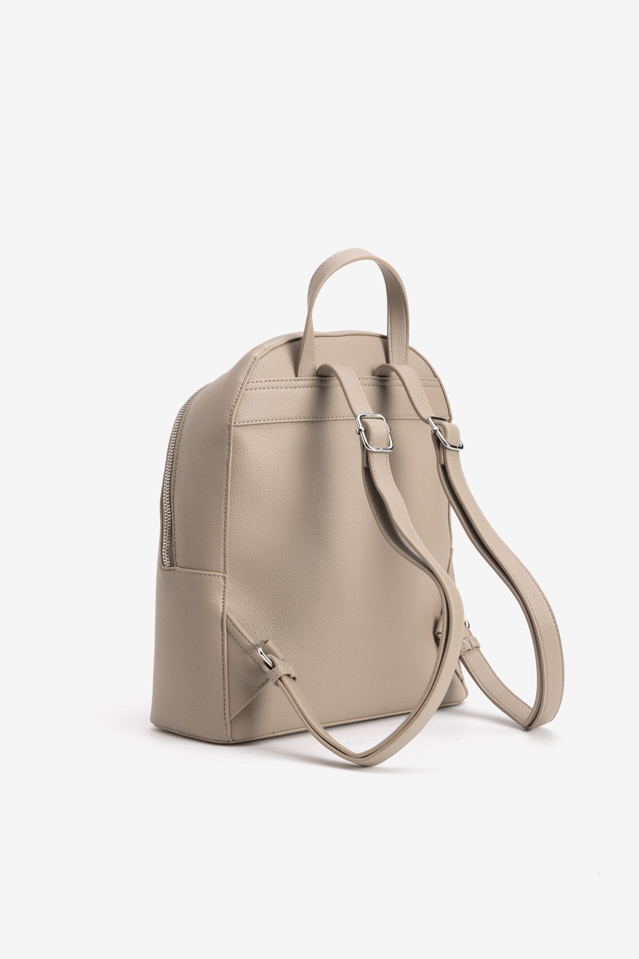 Mochila bege casual chic