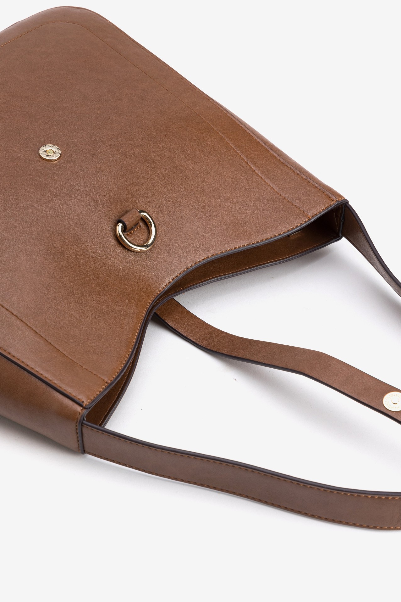 Brown Minimalist Shoulder Bag
