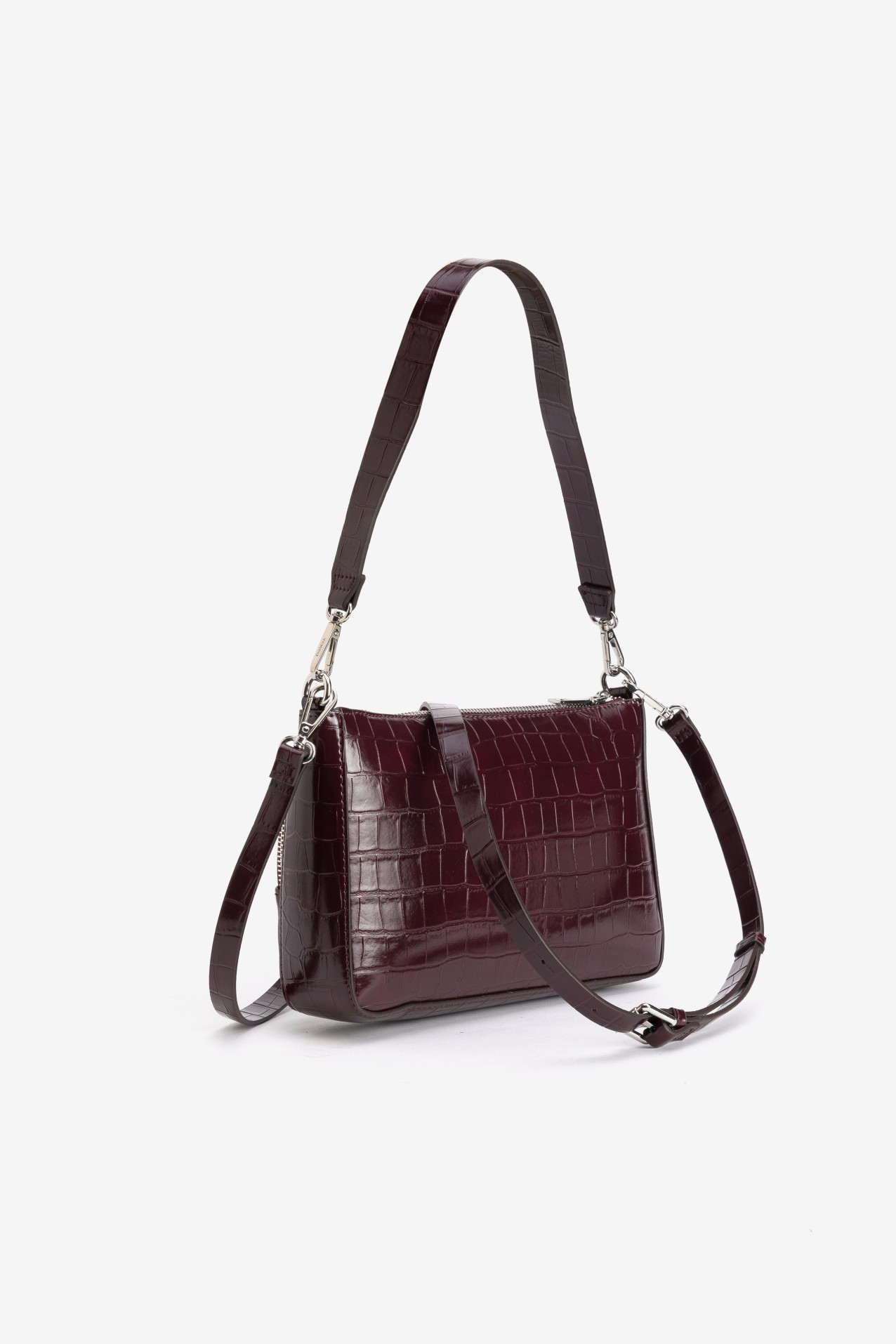 Carteira vermelho vinho chic