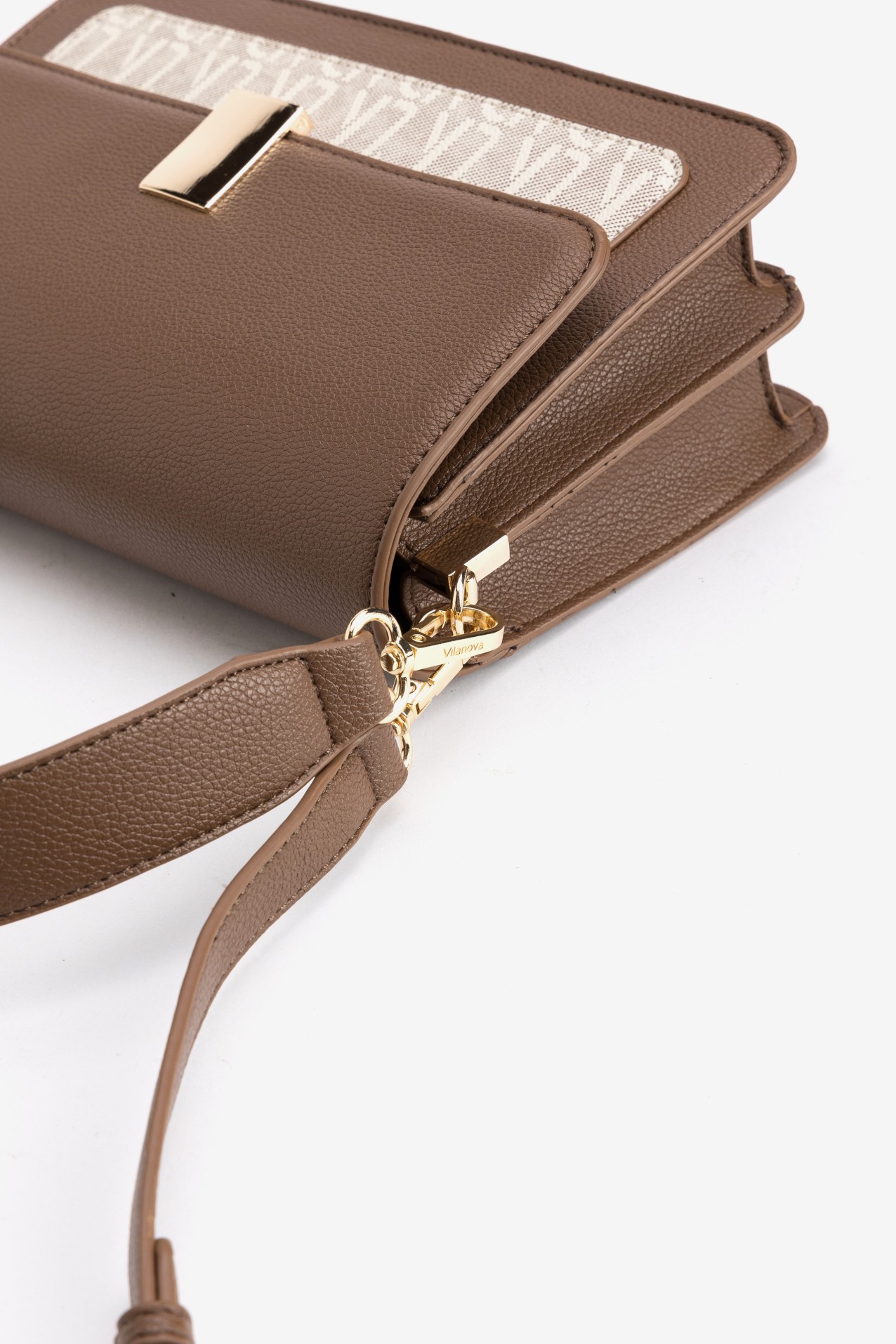 Brown Minimalist Wallet Bag