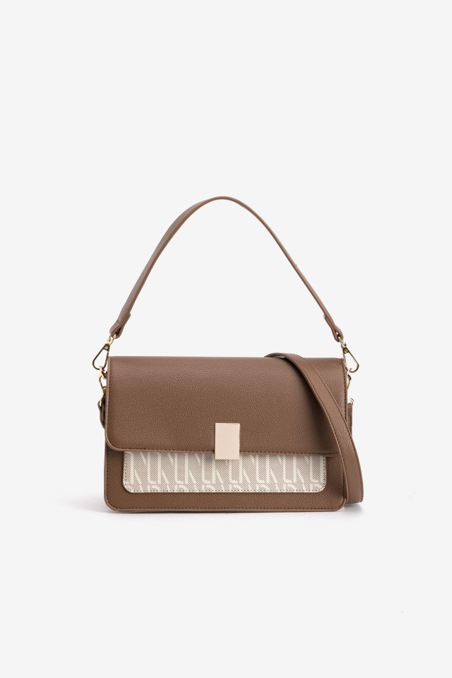 Brown Minimalist Wallet Bag