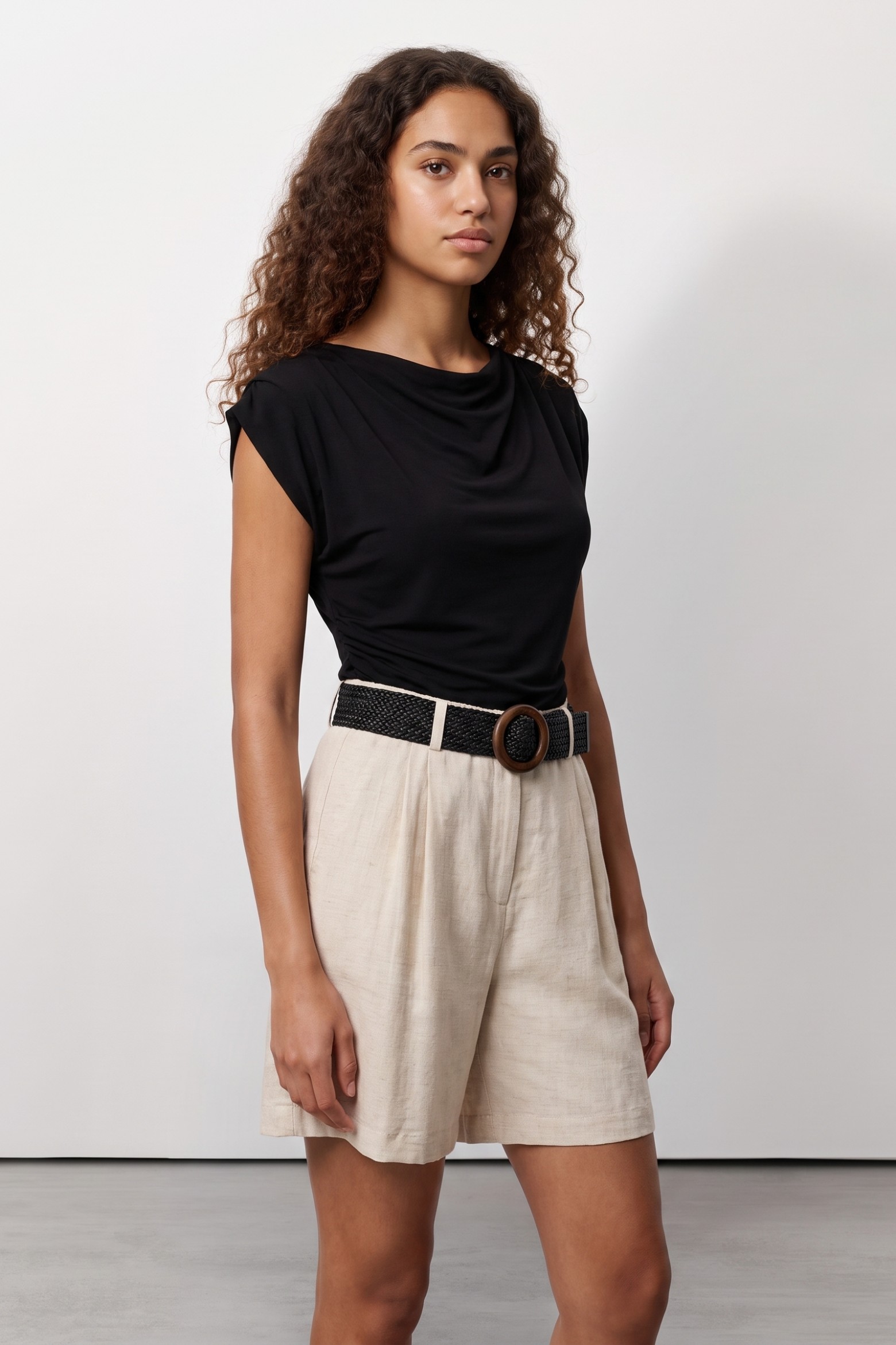 Slim Fit Black T-shirt