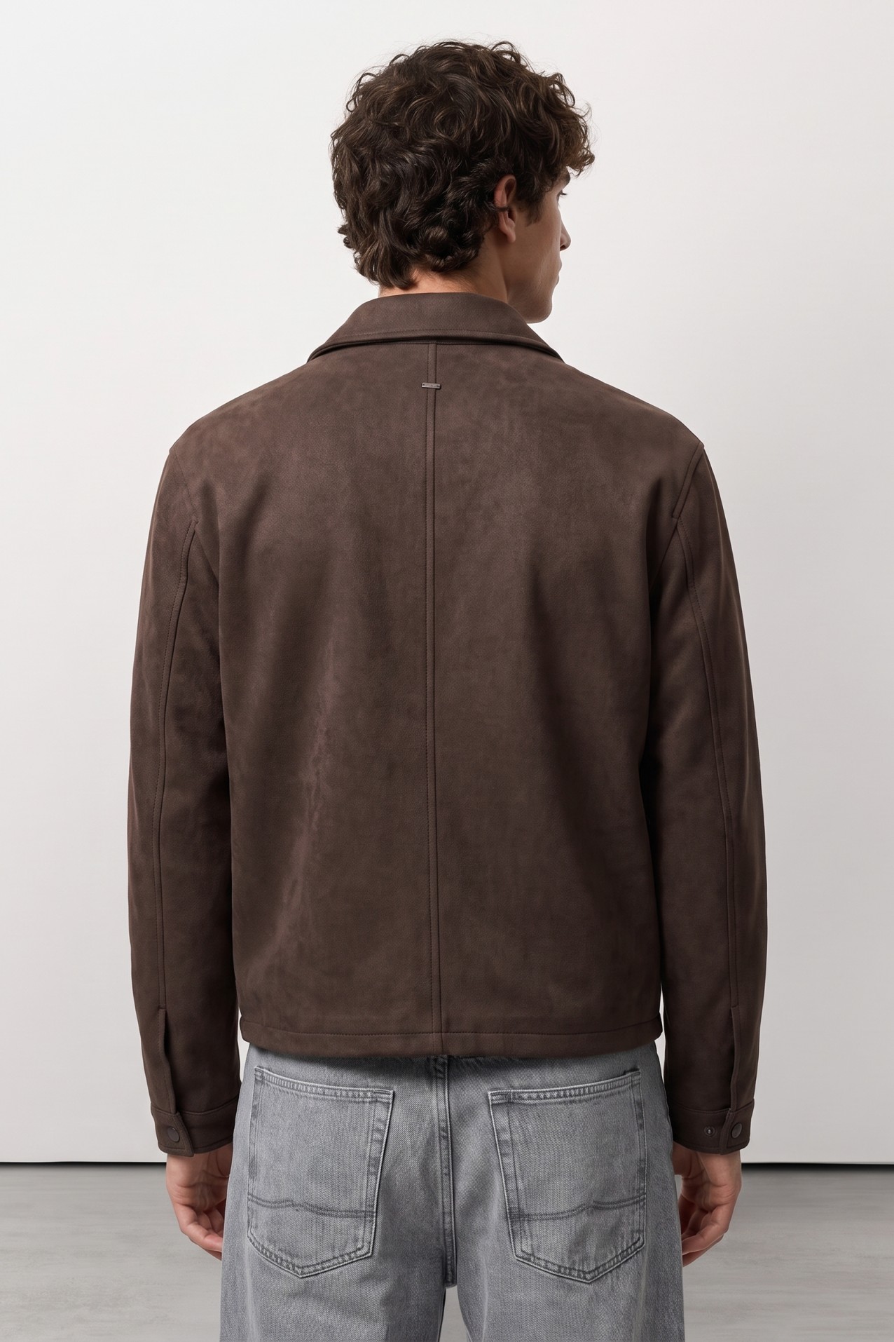Short Brown Zip Jacket