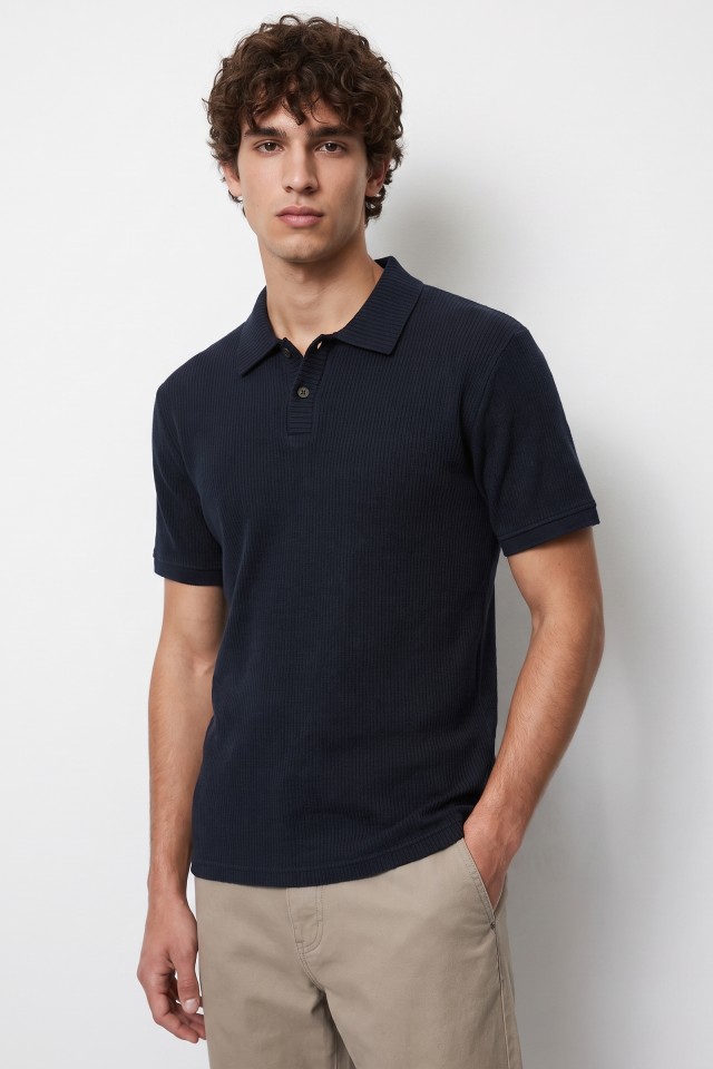 Navy Short Sleeve Polo