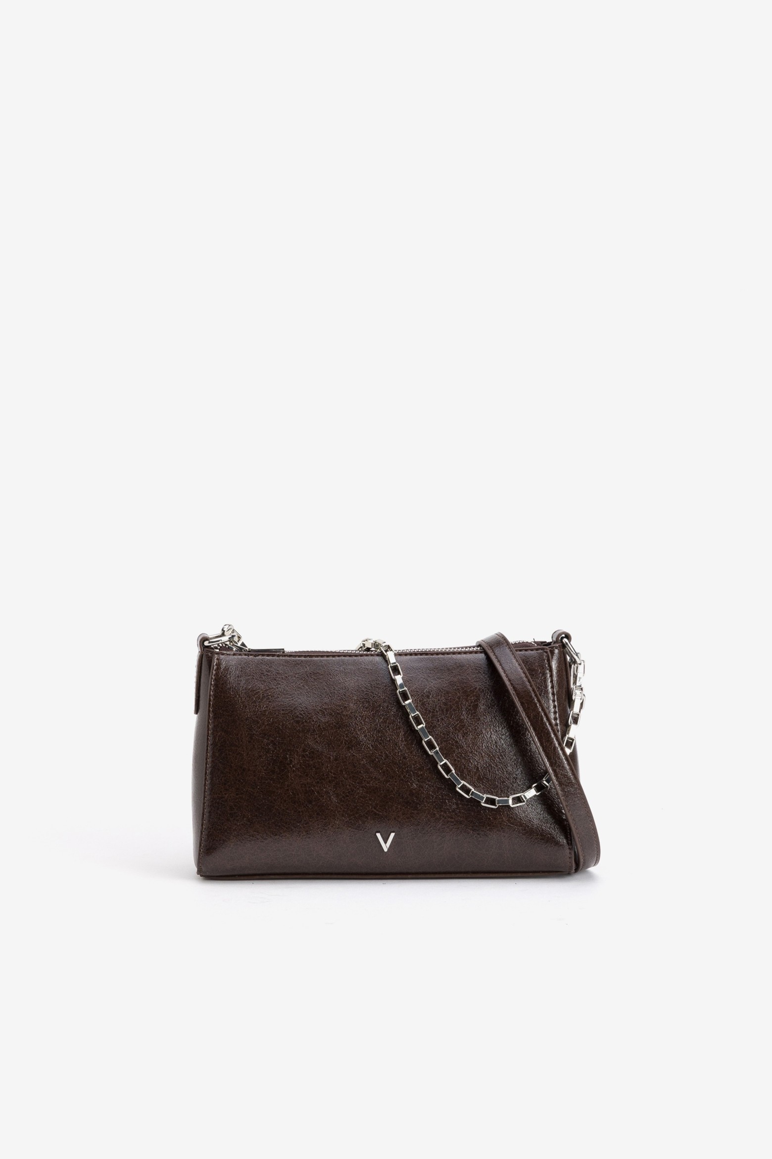 Brown Crossbody Wallet Bag
