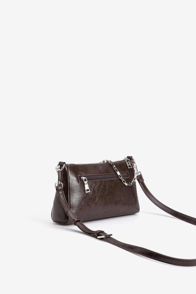 Brown Crossbody Wallet Bag Brown Crossbody Wallet Bag