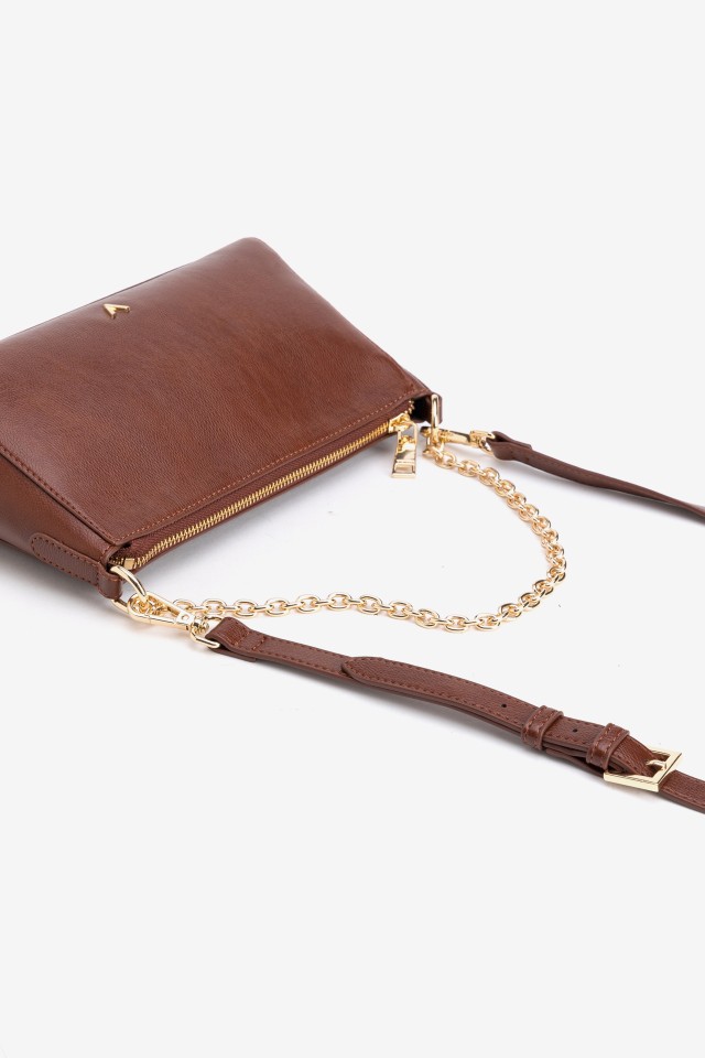 Brown Wallet Bag With Chain Brown Wallet Bag With Chain