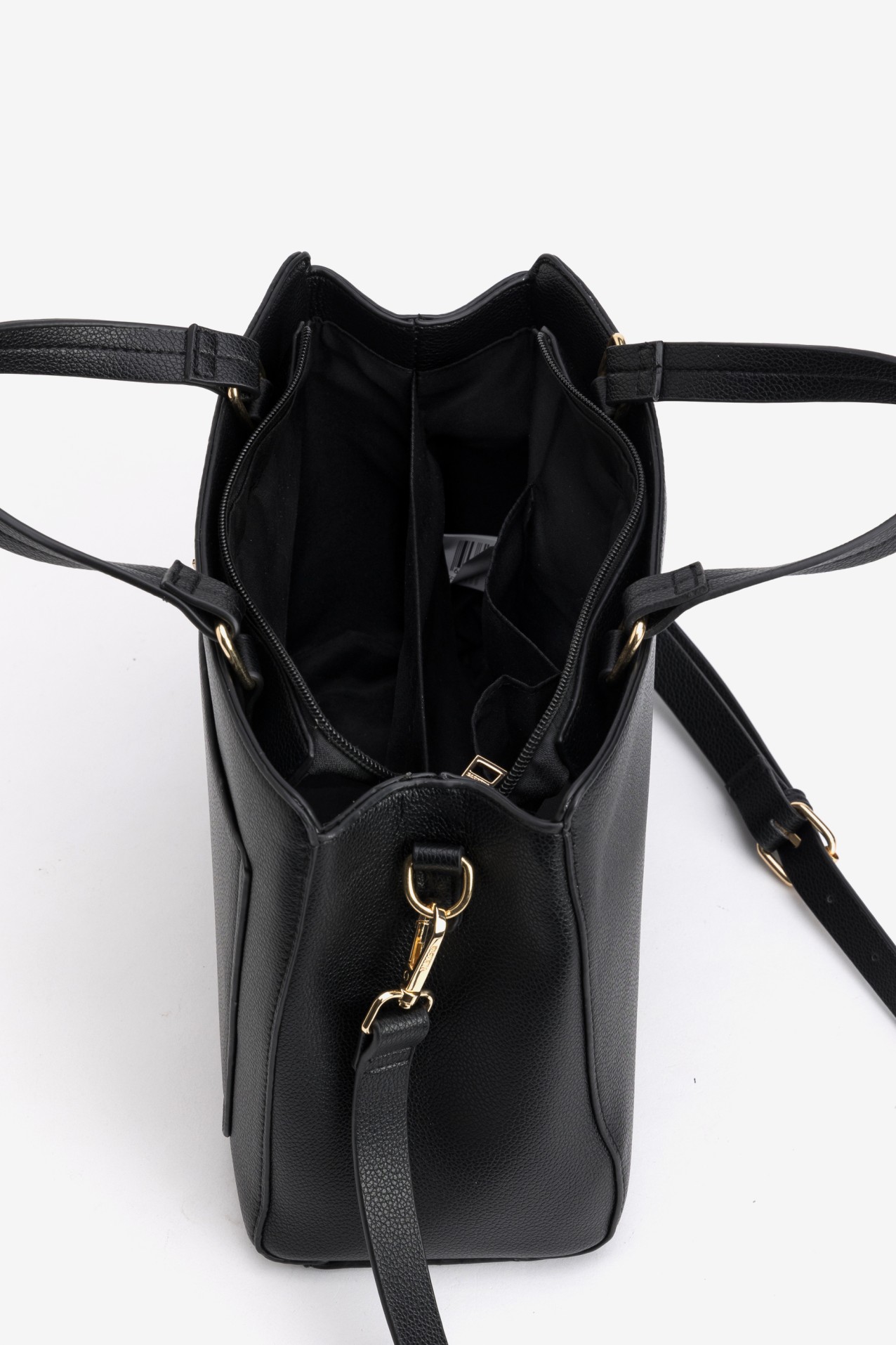 Black Wallet with Gold Detail