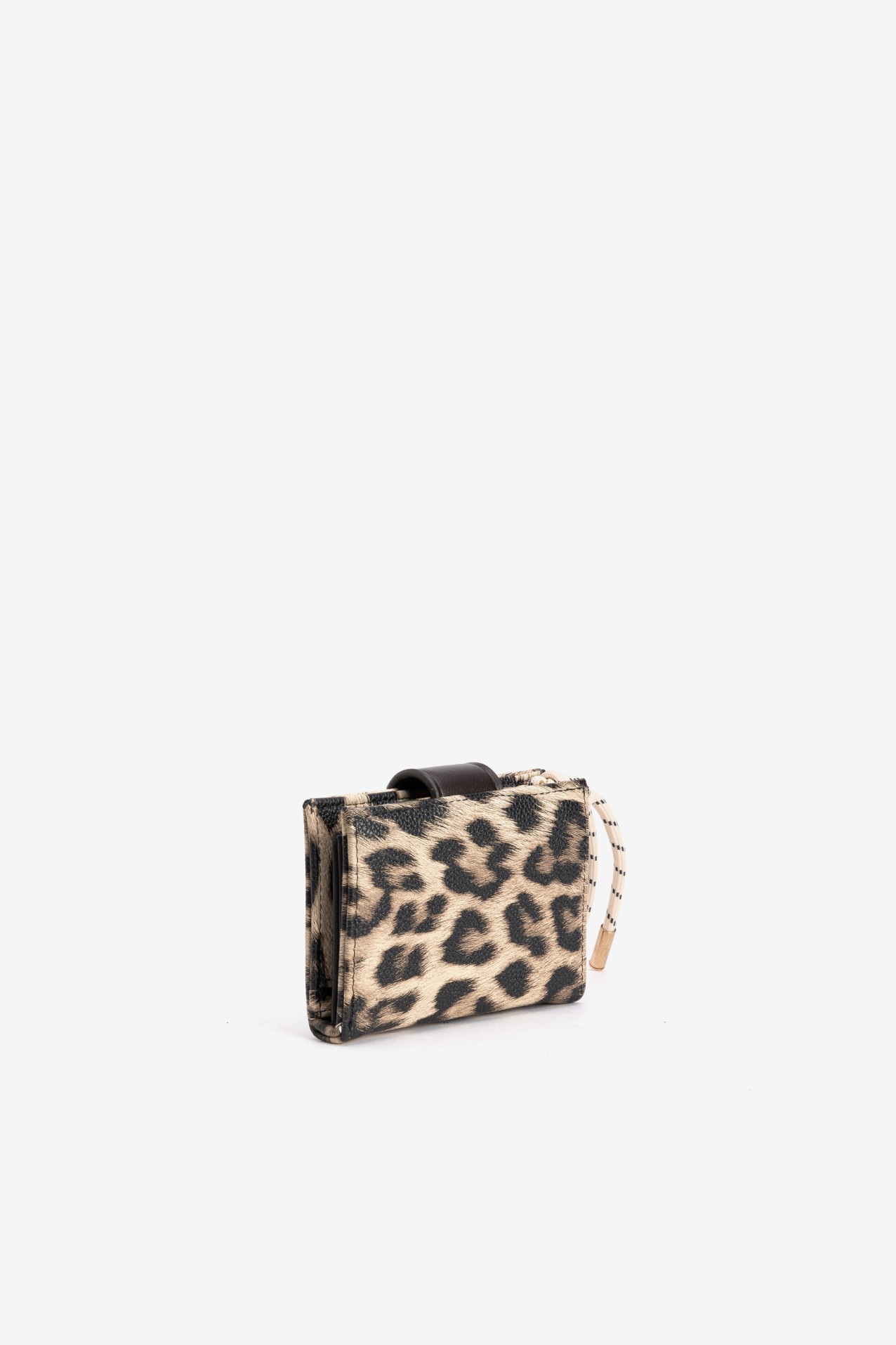 Leopard Print Brown Wallet