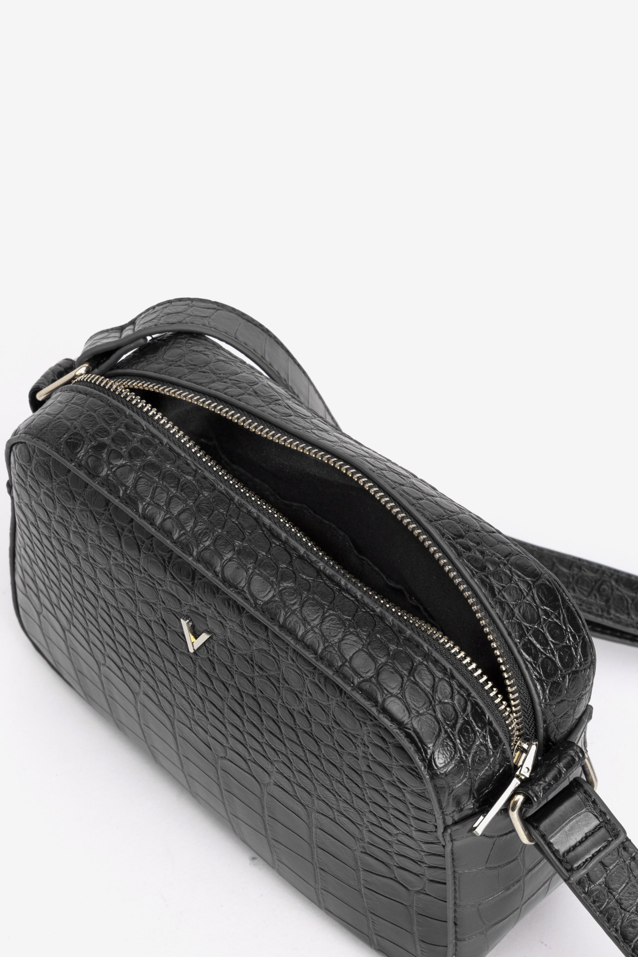 Black Croco Texture Wallet