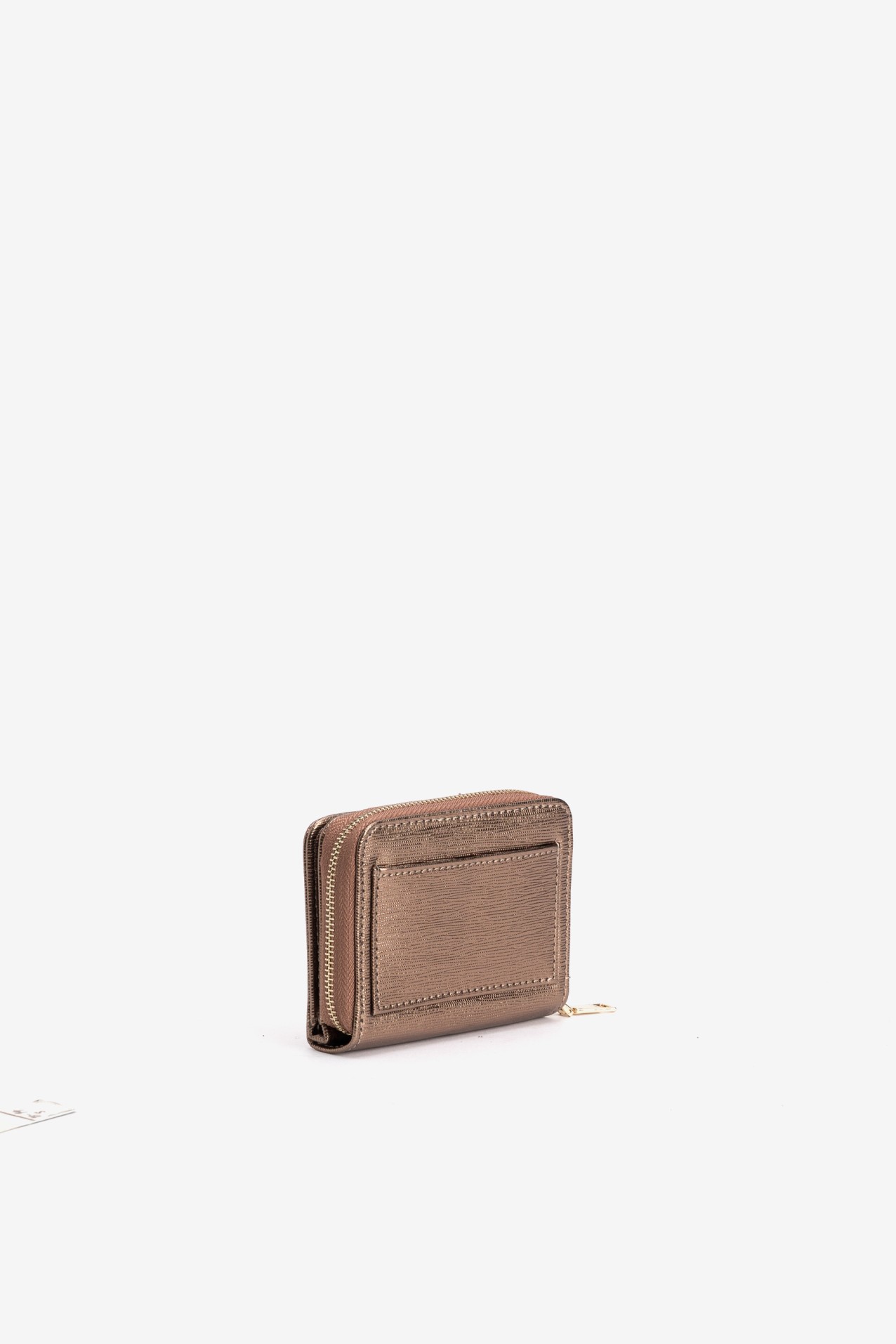 Taupe Zip-Around Coin Purse