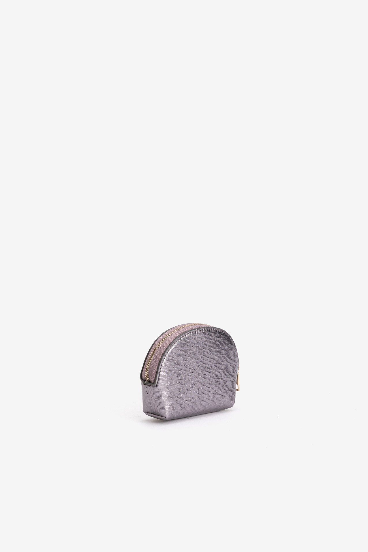 Silver Zip Coin Purse