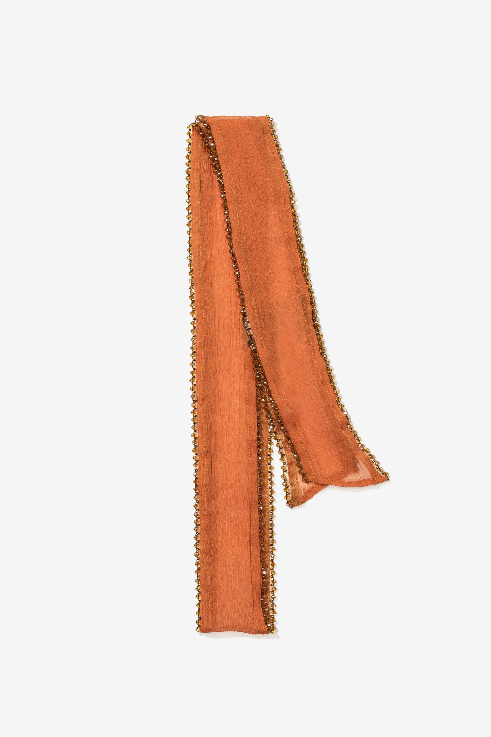 Orange Sheer Scarf