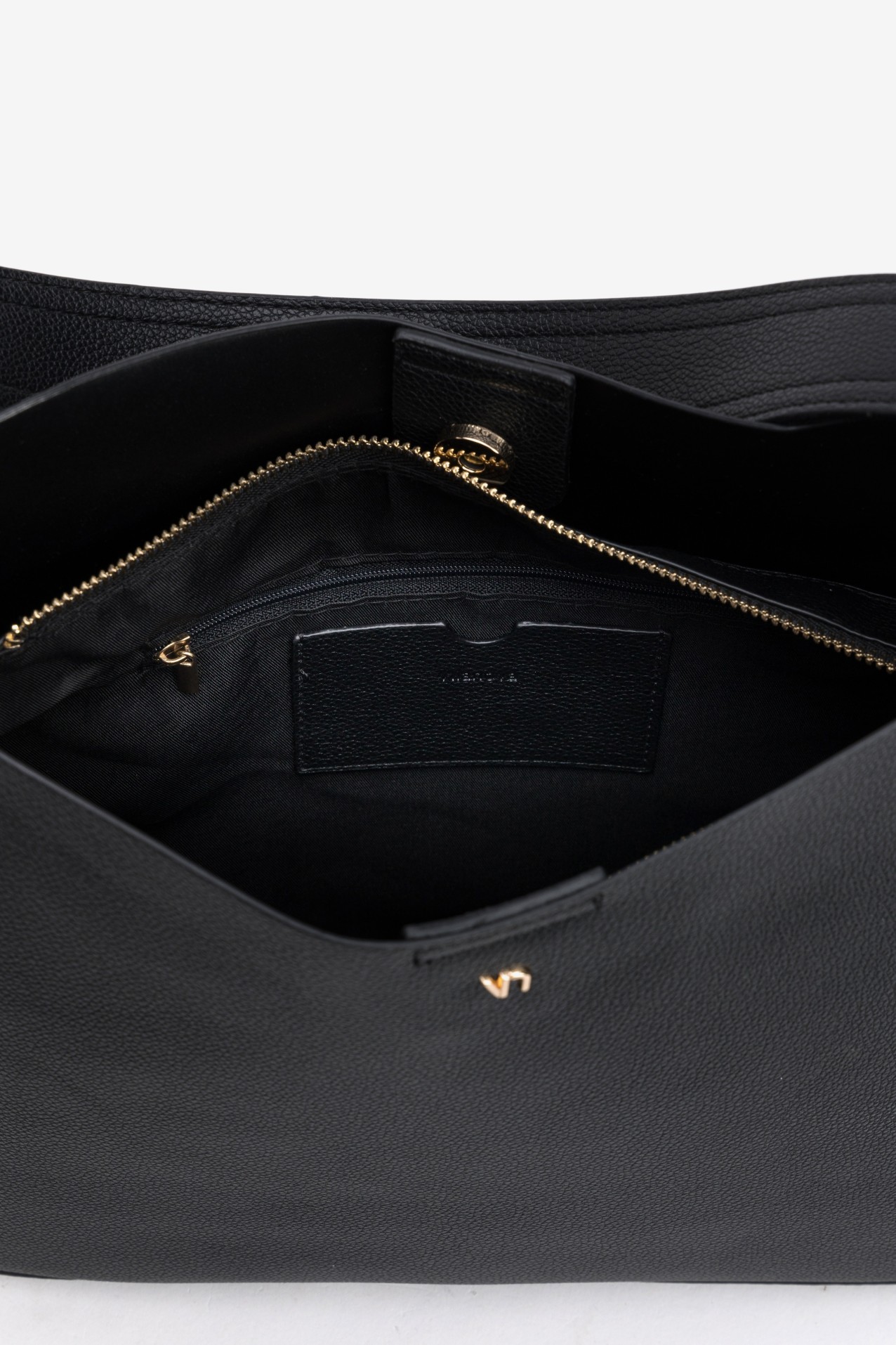 Black Minimal Shoulder Bag