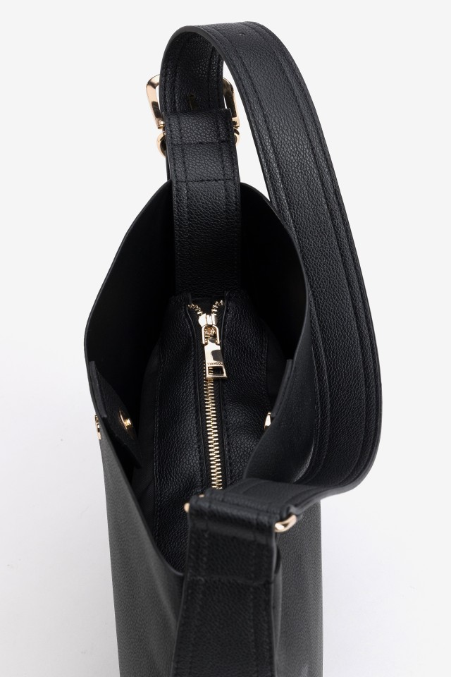 Black Minimal Shoulder Bag Black Minimal Shoulder Bag