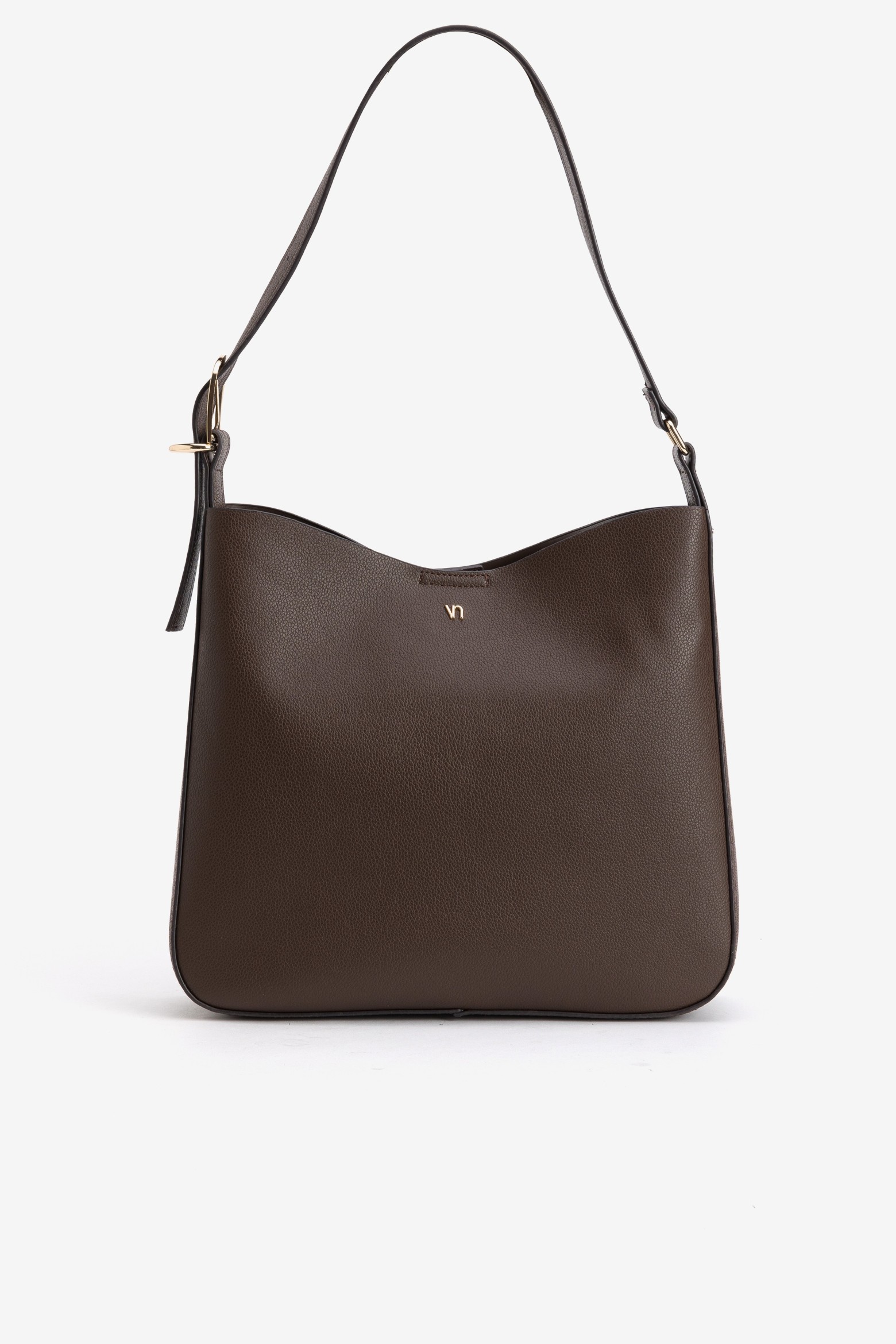 Brown Minimalist Shoulder Wallet