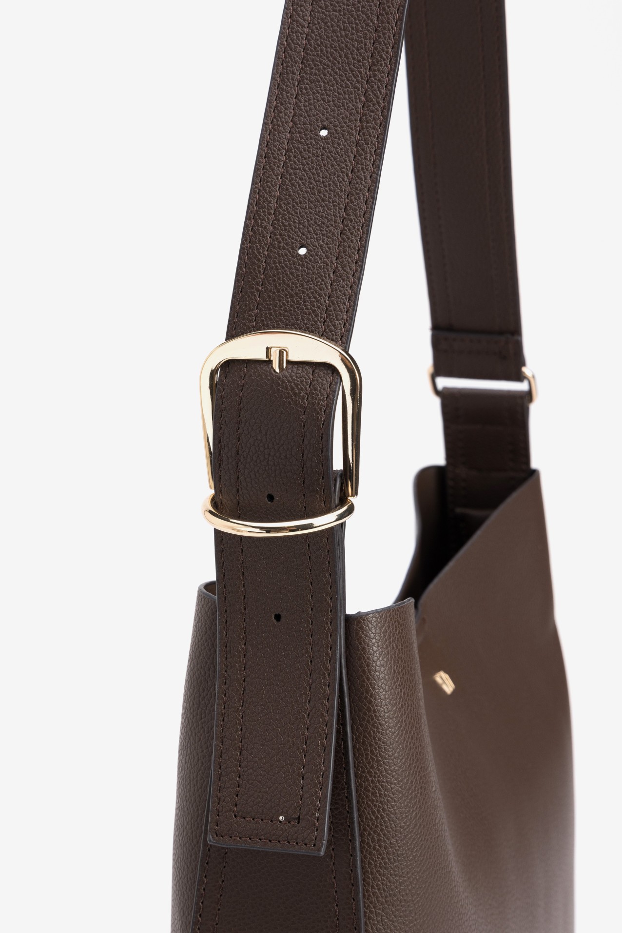Brown Minimalist Shoulder Wallet