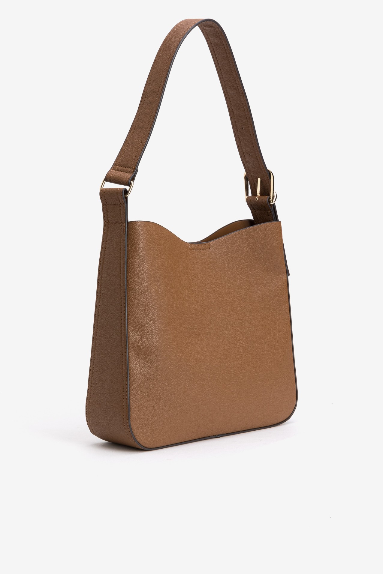 Brown Minimalist Shoulder Bag