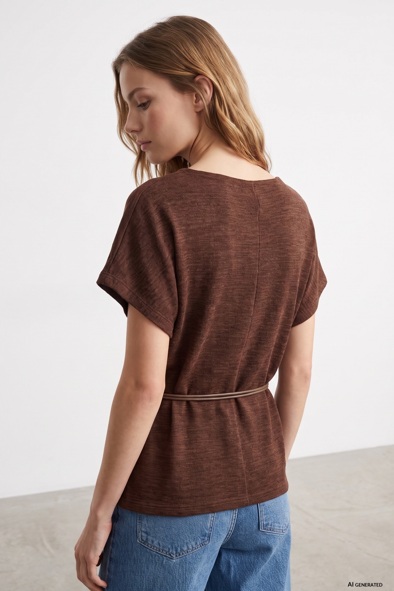 Brown Short Sleeve T-shirt
