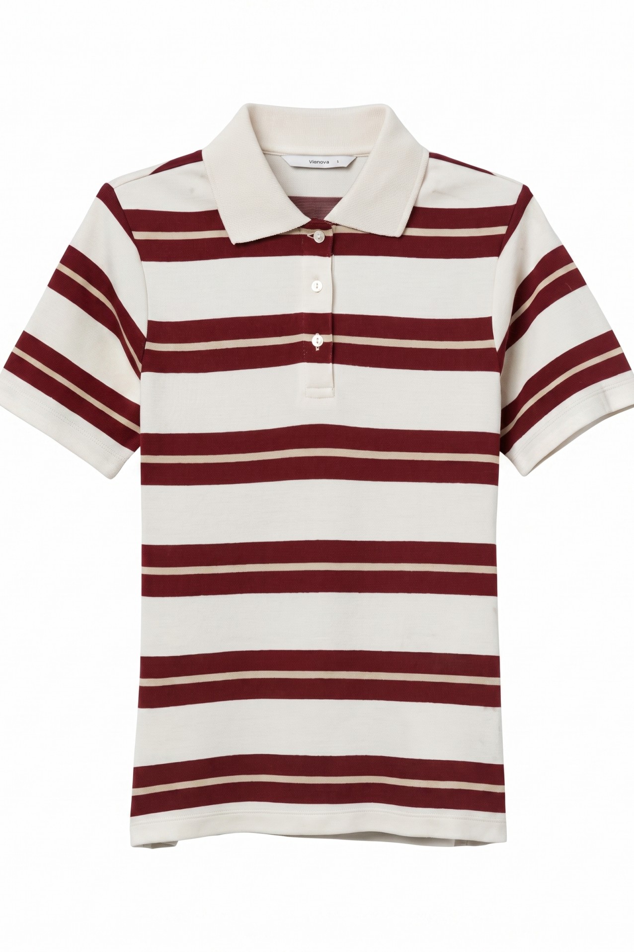 Striped Slim Fit Polo Tee