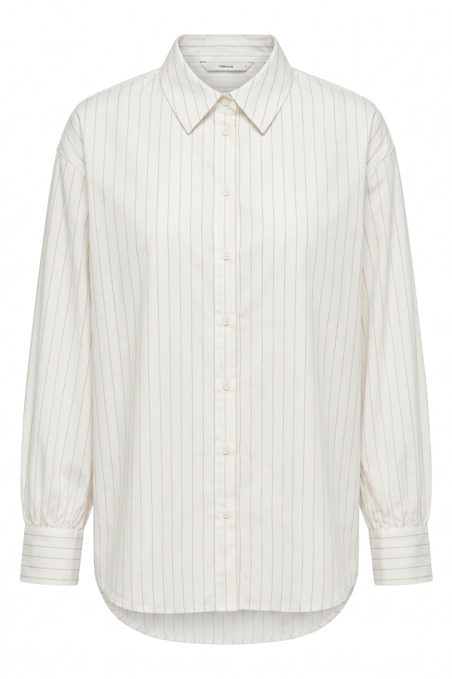 Camisa relaxed rayas blanca Camisa relaxed rayas blanca