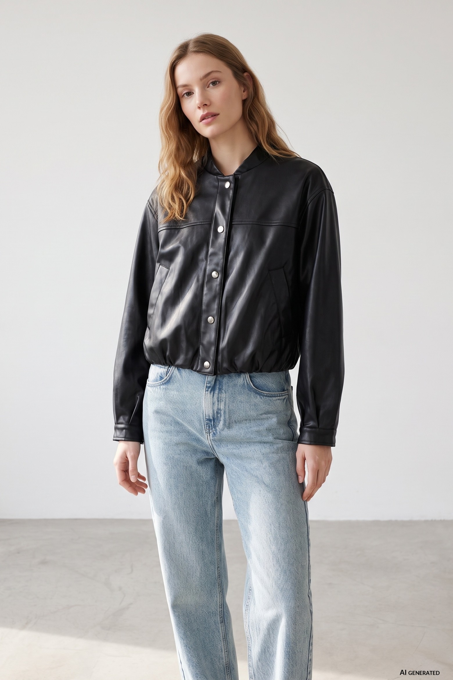 Black Boxy Short Jacket