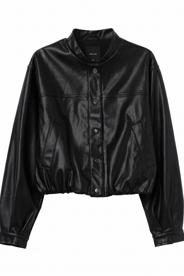 Black Boxy Short Jacket Black Boxy Short Jacket