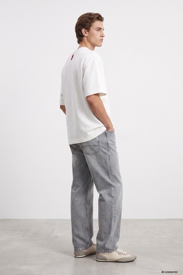 Relaxed Fit Grey Jeans Relaxed Fit Grey Jeans