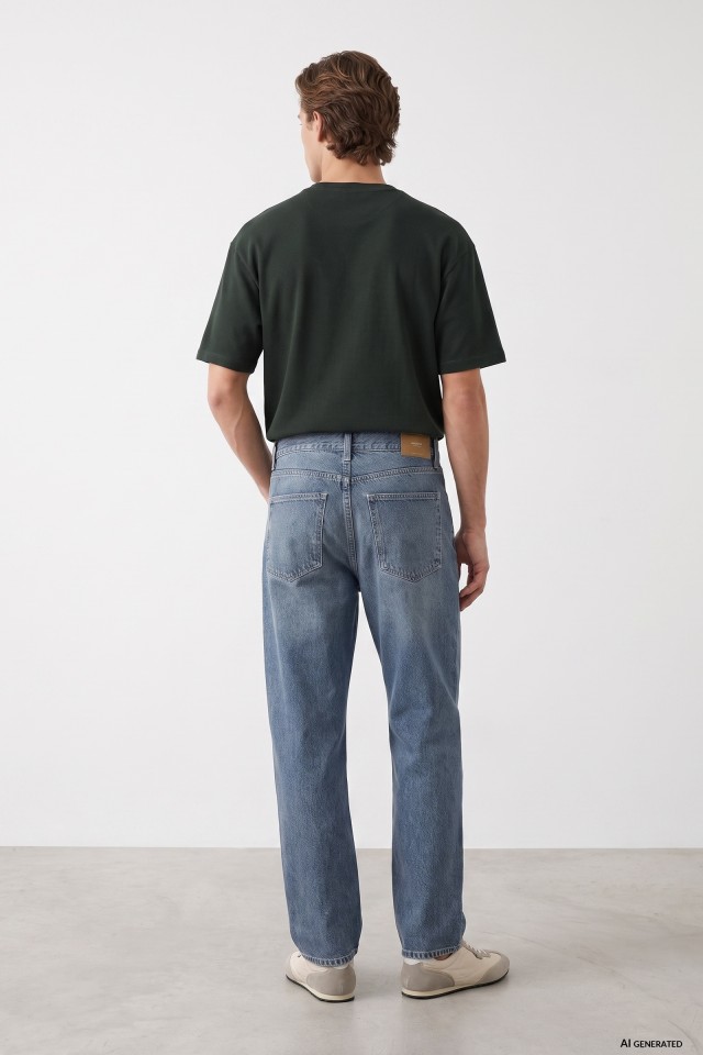 Baggy Fit Blue Jeans Baggy Fit Blue Jeans