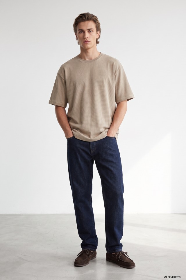 Dark Tapered Jeans