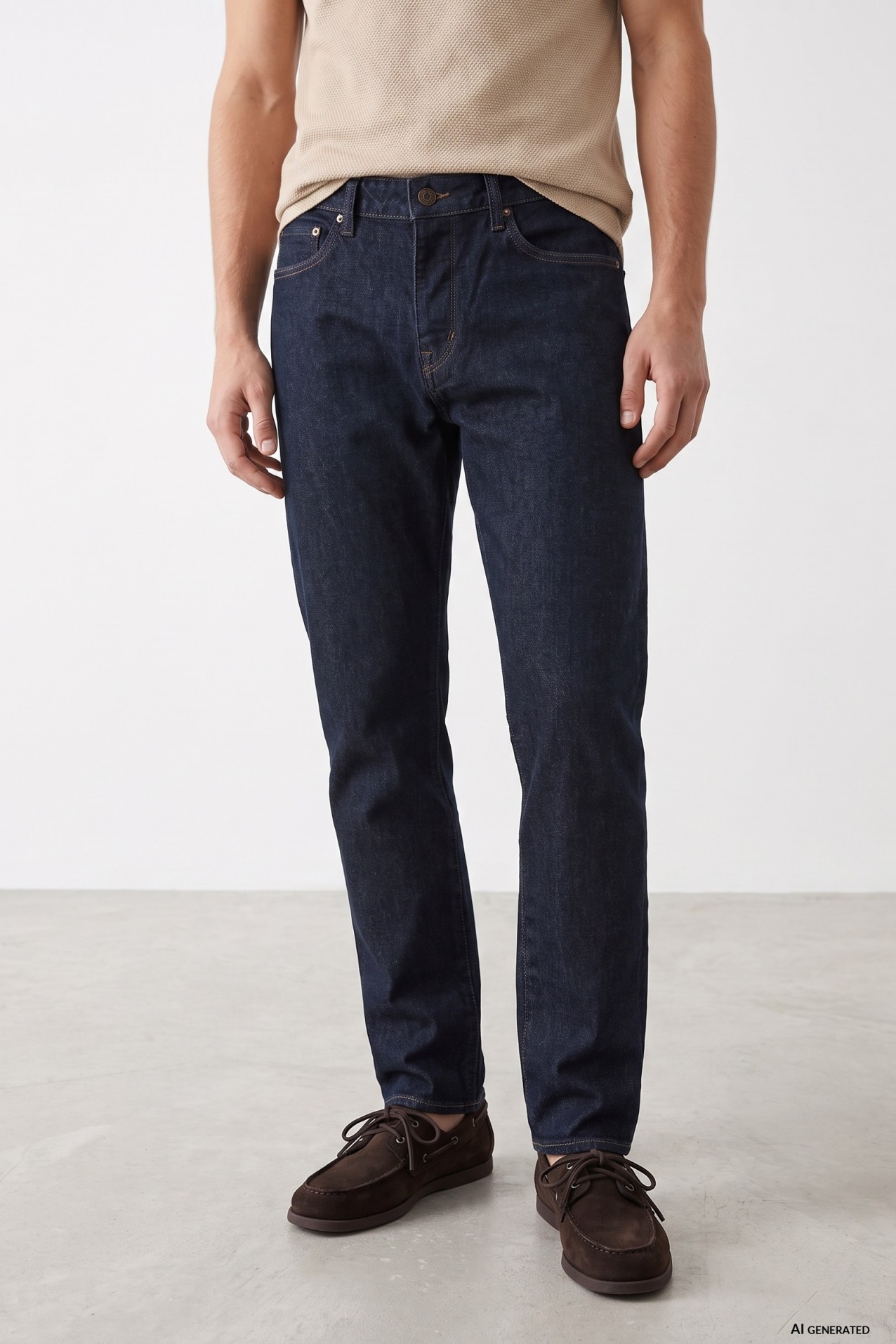 Dark Tapered Jeans