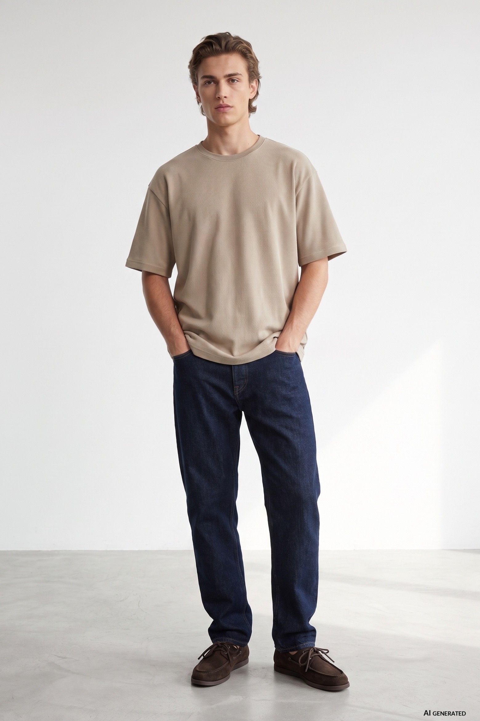 Dark Tapered Jeans