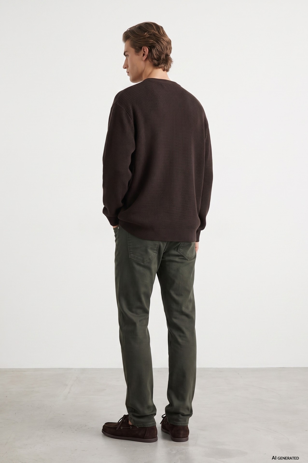 Green Slim Comfort Trousers