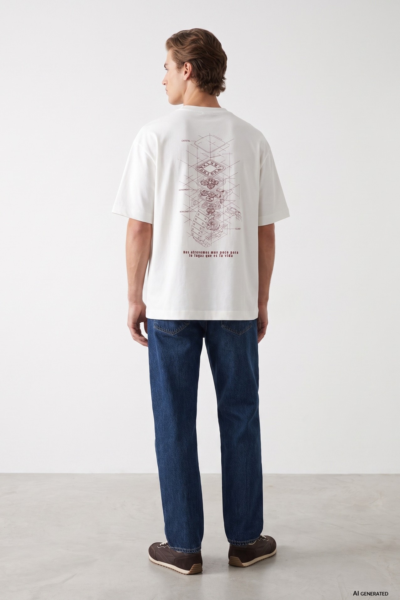 Straight Fit Dark Jeans