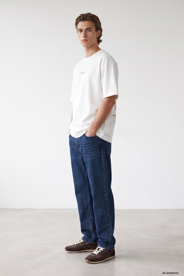Straight Fit Dark Jeans Straight Fit Dark Jeans
