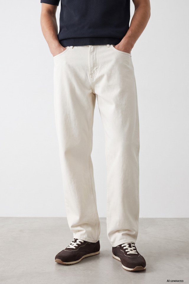 Straight Fit Light Trousers Straight Fit Light Trousers