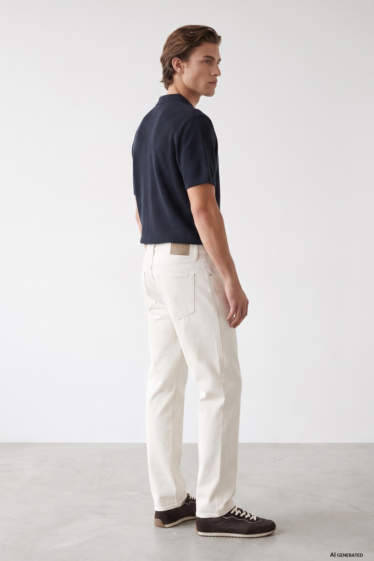 Straight Fit Light Trousers