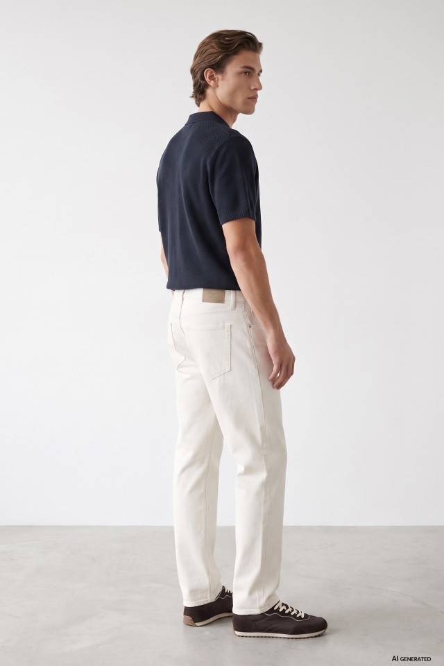 Straight Fit Light Trousers Straight Fit Light Trousers